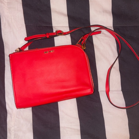 Cherry Red Crossbody Purse - Picture 1 of 10